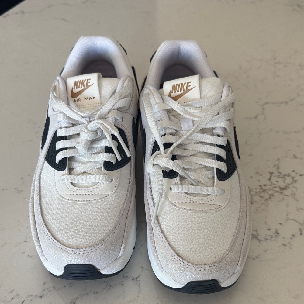 Nike Air Max White and Black Sneakers